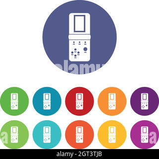 Tetris Set-Symbole Stock Vektor