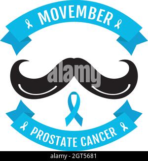 movember Tagesrahmen Stock Vektor