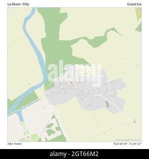 La Motte-Tilly, Aube, Frankreich, Grand Est, N 48 28' 28'', E 3 26' 23'', map, Timeless Map veröffentlicht im Jahr 2021. Reisende, Entdecker und Abenteurer wie Florence Nightingale, David Livingstone, Ernest Shackleton, Lewis and Clark und Sherlock Holmes haben sich bei der Planung von Reisen zu den entlegensten Ecken der Welt auf Karten verlassen.Timeless Maps kartiert die meisten Orte auf der Welt und zeigt die Verwirklichung großer Träume Stockfoto