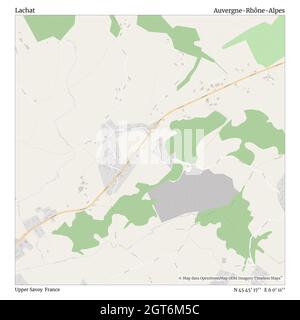 Lachat, Upper Savoy, Frankreich, Auvergne-Rhône-Alpes, N 45 45' 17'', E 6 0' 11'', map, Timeless Map veröffentlicht im Jahr 2021. Reisende, Entdecker und Abenteurer wie Florence Nightingale, David Livingstone, Ernest Shackleton, Lewis and Clark und Sherlock Holmes haben sich bei der Planung von Reisen zu den entlegensten Ecken der Welt auf Karten verlassen.Timeless Maps kartiert die meisten Orte auf der Welt und zeigt die Verwirklichung großer Träume Stockfoto