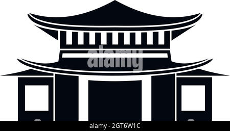 Chinesische Symbol, einfachen Stil Stock Vektor