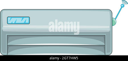Klimaanlage mit wi-Fi-Verbindung-Symbol Stock Vektor