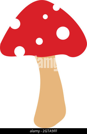 Pilz Vektor Illustration Icon Design Stock Vektor