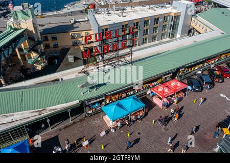 Pike Place Market in Seattle, Washington, USA Stockfoto