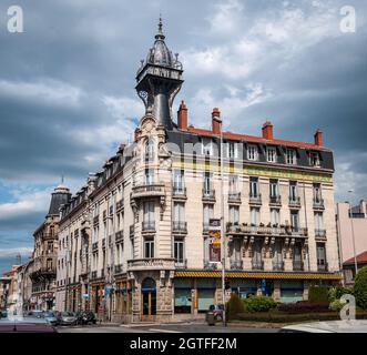 Ancienne Distillerie Pages (Verveine) (Old Pages Distillery) , Le Puy, Frankreich Stockfoto