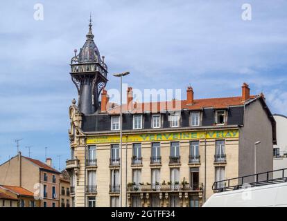 Ancienne Distillerie Pages (Verveine) (Old Pages Distillery) , Le Puy, Frankreich Stockfoto