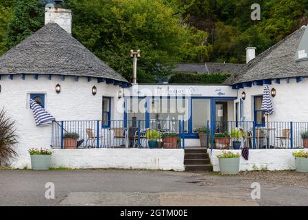 Das Armenhaus-Restaurant mit Zimmern im Port Appin in Argyll, Schottland Stockfoto
