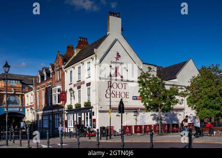 Darlington, eine große Marktstadt in der Grafschaft Durham, England. Stockfoto