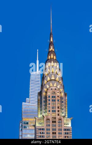 Chrysler Building und One Vanderbilt Building, Manhattan, New York, USA Stockfoto