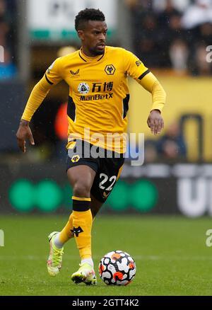 Wolverhampton, England, 2. Oktober 2021. Nelson Semedo von Wolverhampton Wanderers während des Premier League-Spiels in Molineux, Wolverhampton. Bildnachweis sollte lauten: Darren Staples / Sportimage Stockfoto