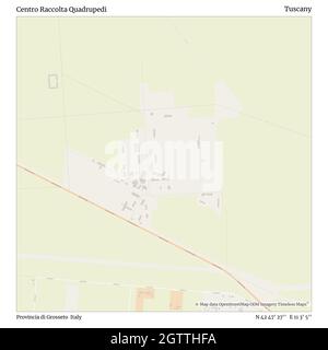 Centro Raccolta Quadrupedi, Provincia di Grosseto, Italien, Toskana, N 42 47' 27'', E 11 3' 5'', map, Timeless Map veröffentlicht im Jahr 2021. Reisende, Entdecker und Abenteurer wie Florence Nightingale, David Livingstone, Ernest Shackleton, Lewis and Clark und Sherlock Holmes haben sich bei der Planung von Reisen zu den entlegensten Ecken der Welt auf Karten verlassen.Timeless Maps kartiert die meisten Orte auf der Welt und zeigt die Verwirklichung großer Träume Stockfoto