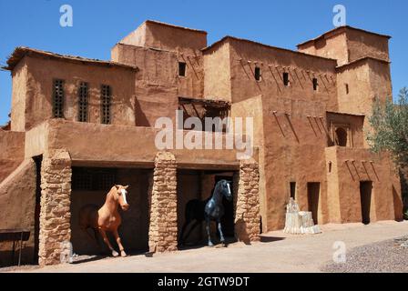 Ouarzazate Filmzentrum in Marokko Stockfoto