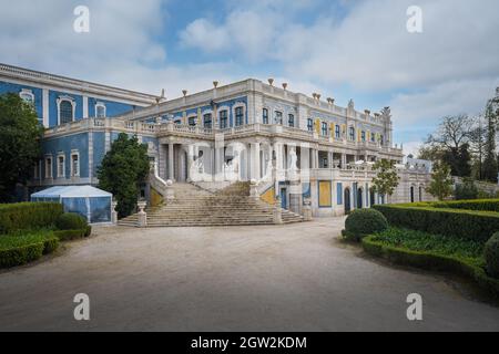 Robillon Treppe am Queluz Palast - Queluz, Portugal Stockfoto