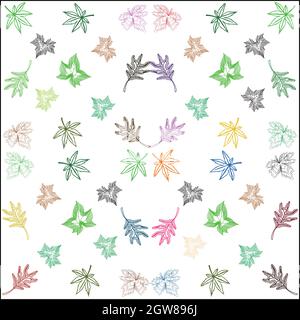 Drucken nahtlose Muster Vektor-Design Stock Vektor