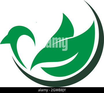 Bird Dove Icon Logo Design Vorlage Illustration Stock Vektor