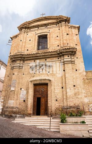 Kirche San Panfilo in Penne, einer kleinen Stadt in der Provinz Pescara in den Abruzzen Stockfoto