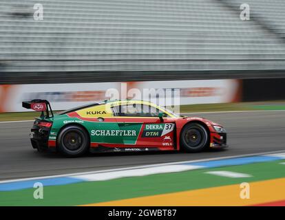 03.10.2021, Hockenheimring, Hockenheim, DTM 2021, Hockenheimring, 01.10. - 03.10.2021, im Bild Lucas di Grassi (BH # 37), Audi R8 LMS GT3 Stockfoto