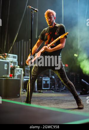 All Time Low Live bei O2 Apollo Manchester, Großbritannien 26. September 2021 Stockfoto