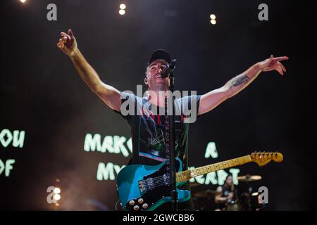 All Time Low Live bei O2 Apollo Manchester, Großbritannien 26. September 2021 Stockfoto