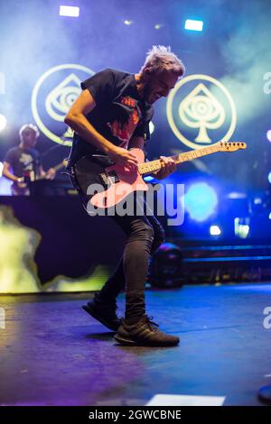 All Time Low Live bei O2 Apollo Manchester, Großbritannien 26. September 2021 Stockfoto