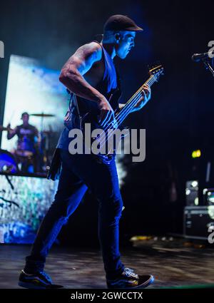 All Time Low Live bei O2 Apollo Manchester, Großbritannien 26. September 2021 Stockfoto