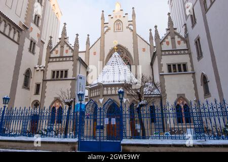 Maiselova synagoga, Maisel Synagoge, Maiselova, Josefov, Prag, Tschechische Republik Stockfoto