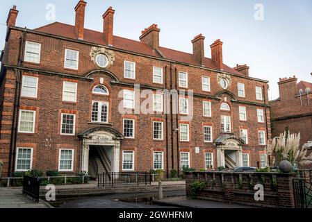 Peabody Estate Social Housing, Hammersmith, London, England, Großbritannien Stockfoto