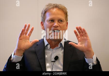 Manchester, Großbritannien. Oktober 2021. Konservative Parteikonferenz. Grant Shapps, 2021 Credit: Allstar Picture Library Ltd/Alamy Live News Stockfoto