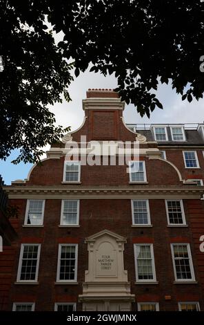 façade des Hauptquartiers der Konservativen Kampagne Stockfoto
