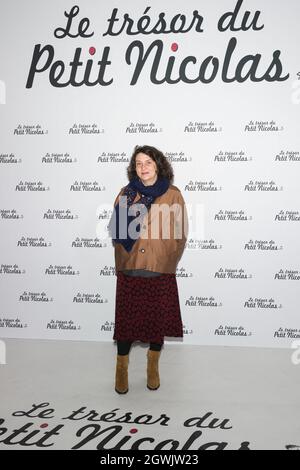 Noemie Lvovsky, französische Schauspielerin und Regisseurin bei der Fotoaufnahme der ersten Vorführung des neuen Films Le Tresor du Petit Nicolas (der Schatz des kleinen Nicholkers) im Grand Rex Theater. Paris, Frankreich, am 3. Oktober 2021. Foto von DanielDerajinski/ABACAPRESS.COM Stockfoto