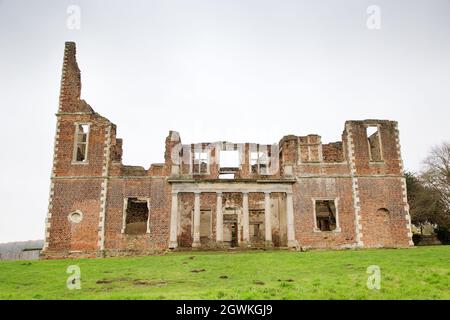 Houghton House ist ein unter Denkmalschutz geratenes Herrenhaus in Bedfordshire, england Stockfoto