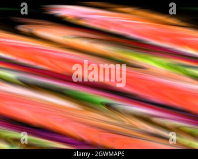 Schöne Mehrfarbige Wellen-Effekt Hintergrund Oder Hintergrund-Design Stockfoto