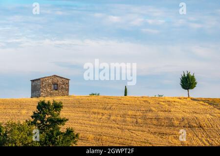 Typicallandscape in der Toskana, Italien Stockfoto