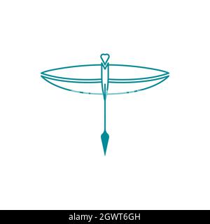 Dragonfly Abbildung: Icon Design template Vector Stockfoto