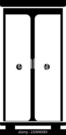 Kinder Holz Symbol, einfachen Stil Stock Vektor