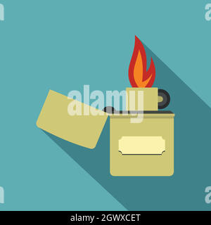 Leichter, flacher Stil Stock Vektor