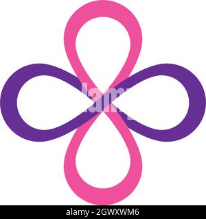 Beauty Vektor Blumen Design Logo Vorlage Symbol Stock Vektor