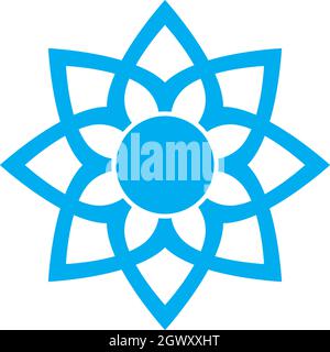 Beauty Vektor Blumen Design Logo Vorlage Symbol Stock Vektor
