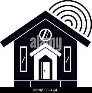 Haus-Symbol, einfachen Stil Stock Vektor