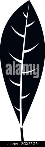 Blatt-Symbol, einfachen Stil Stock Vektor