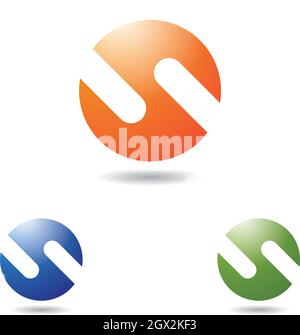 S Brief Business abstrakte Einheit Vektor-Logo Design-Vorlage Stock Vektor