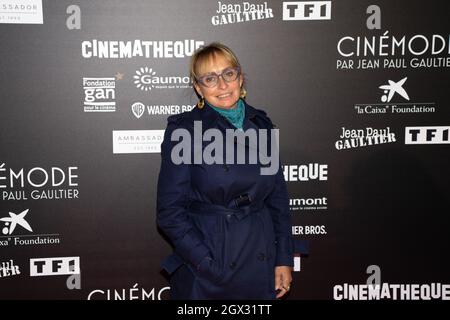 Paris, Frankreich, der 3. Oktober, Cinemode, JP Gaultiers Ausstellung, Rosalie Varda, François Loock/alamy Credit: Loock François/Alamy Live News Stockfoto