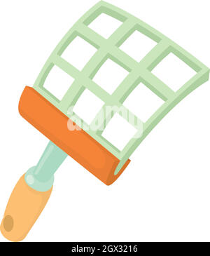 Swatter Symbol, Cartoon Stil Stock Vektor