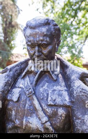 Josip Broz Tito, Bronzestatuary im Museumspark, Museum von Jugoslawien , Belgrad, Serbien. Berühmteste Statue des jugoslawischen Führers Tito. Denkmal Stockfoto