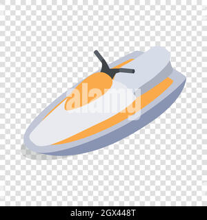 Jet-Ski isometrische Symbol Stock Vektor