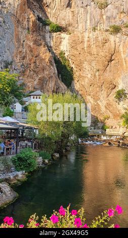 Moschee von Blagaj Tekke in Bosnien und Herzegowina Stockfoto