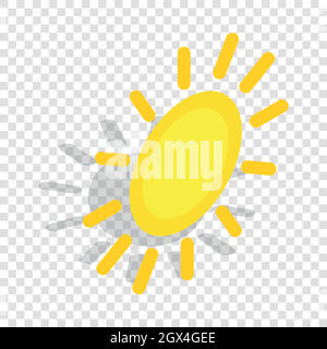 Isometrische Sonnensymbol Stock Vektor