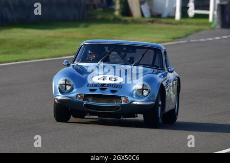 Mike Whitaker, Mike Jordan, TVR Griffith 400, Royal Automobile Club TT-fest, eine Stunde Rennen mit zwei Fahrern, GT-Autos mit geschlossenem Cockpit und Profi Stockfoto