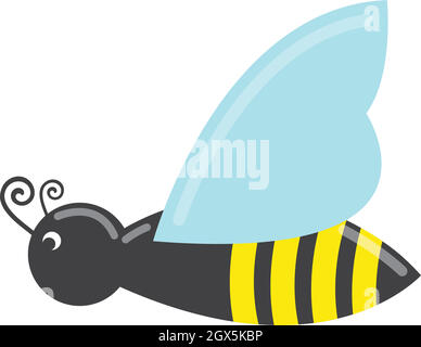 Honey Bee Logo Vorlage Vektor Symbol Illustration Stock Vektor