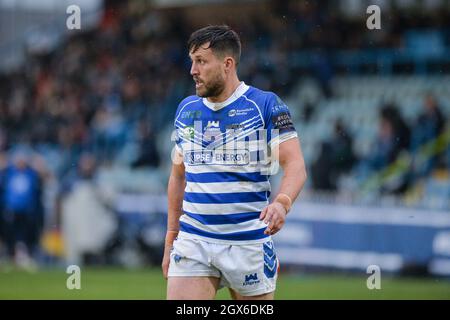 Featherstone, England - 2. Oktober 2021 - Matt Garside von Halifax Panthers während der Rugby League Betfred Championship, dem Halbfinale-Play-off, Featherstone Rovers vs Halifax Panthers im Millennium Stadium, Featherstone, UK Dean Williams Stockfoto